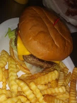Cheese Burger and Fries
